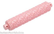 Kitchen Craft Icing Rolling Pin Fondant Sugarcraft Swirl Spiral Patterned Cake
