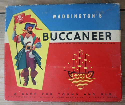 Vintage buccaneer board - buccaneer, game