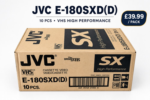 Jvc e180sxd vhs 180 - jvc,