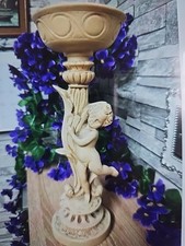 Vintage Alabaster Cherub Angel