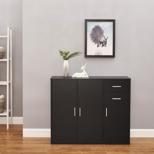 Wooden door drawer - wooden, 2-drawer
