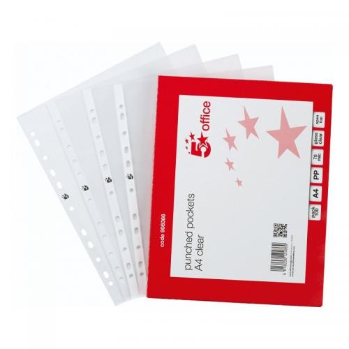 Star punched pockets 70 - 5,