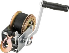 Hand Winch Boat Trailer | 800LBS Manual Operated Crank Silver