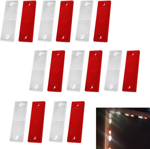 16pcs red white self adhesive - self,