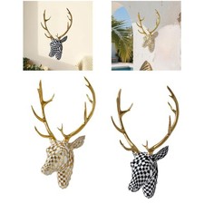 Deer Head Wall Mount Decor