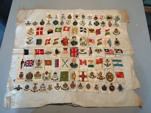 Antique silk panel military - 95,