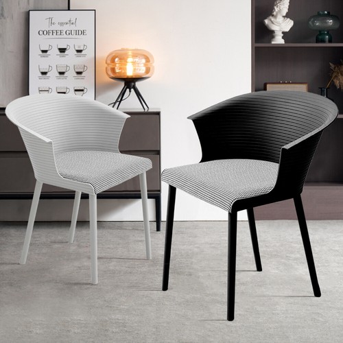 Set modern plastic chairs - 4,