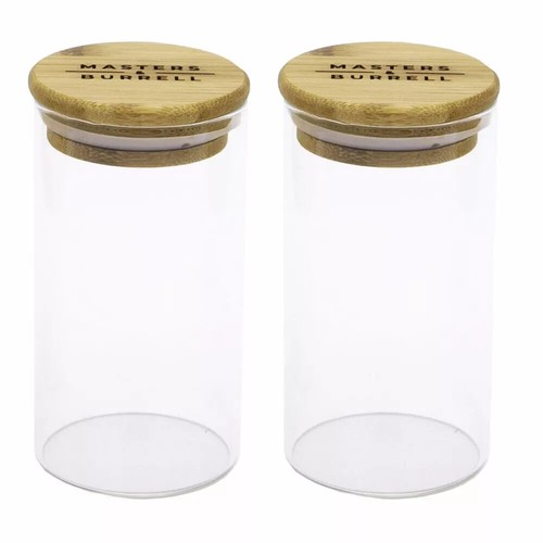 Clear glass jars airtight - jars, lid