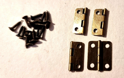 Small hinges with screws - small,