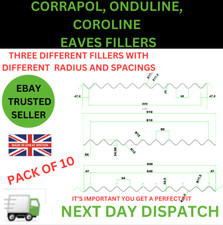 Eaves Fillers for Corrugated Bitumen Roofing Sheets Onduline, Coroline, Corrapol