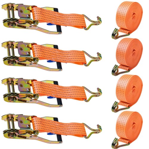 Ratchet ties down straps - 4x,