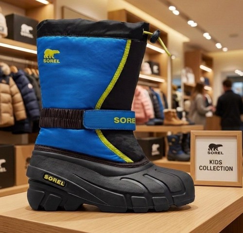 Sorel flurry black super blue - flurry,