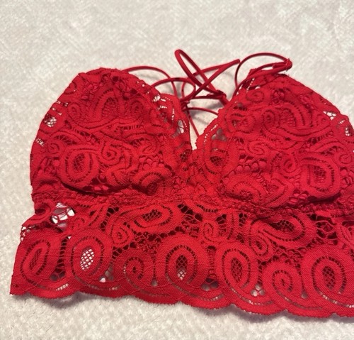Victorias secret red lace - red,
