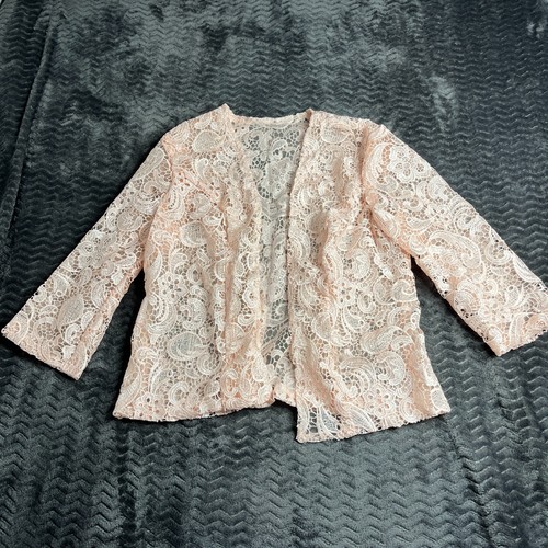 Lace bolero cardigan floral - lace,