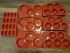  CANDY/BAKING CHOCOLATE SOAP CRAFT RESIN MOLDS  SILICONE HIGH QUALITY X7