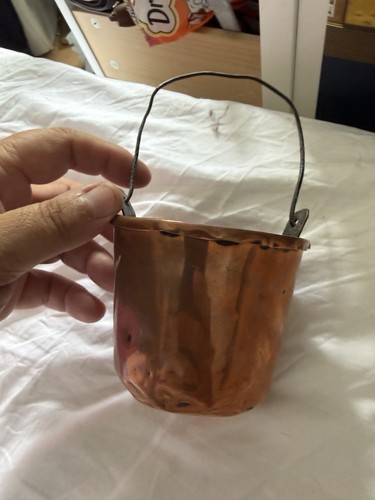 Vintage hand hammered copper - vintage,