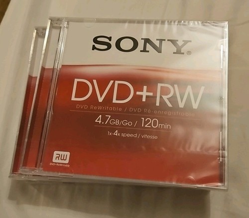 Sony dvd 4 7gb - 4, dvd+rw