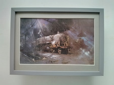 David Shepherd Steam Train print 'On Shed As We Remember Them' FRAMED