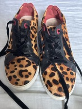 lulu guinness shoes Leapord Print And Red Lip 41