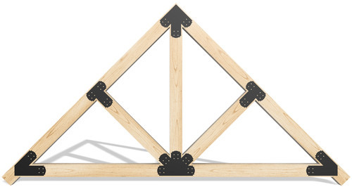 Decorative design timber truss - design,