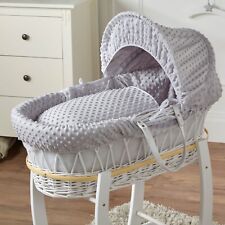 Baby Moses Basket - Grey