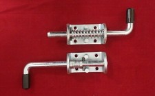 165mm Spring Loaded Shoot Bolt - Gate Door Catch Stable Horse Box Trailer (PAIR)
