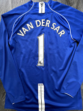Nike Manchester United 2007/2008 Goalkeeper Shirt VAN DER SAR 1 Mens Medium
