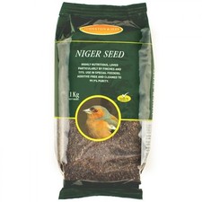 JOHNSTON AND JEFF NIGER/NYGER/NYJER SEED/ WILD BIRD/CAGE BIRD VARIOUS SIZES