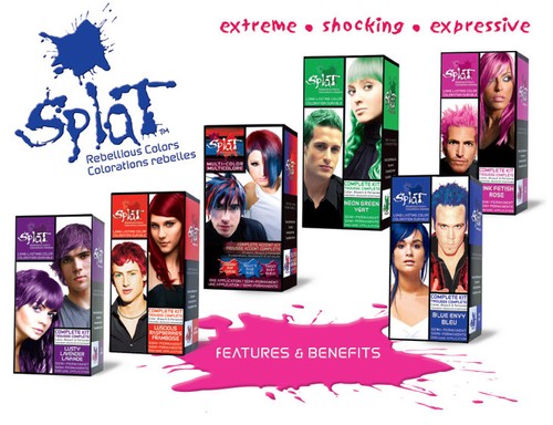 Splat rebellious colors semi - colors,