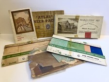 Lot of 1960s Marquetry Art