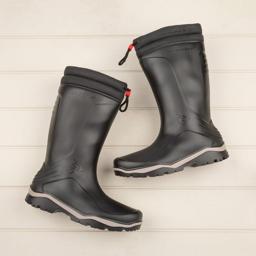 Dunlop mens wellies black - dunlop,