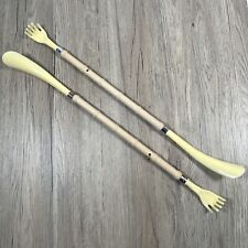 Shoe Horns & Back Scratchers 50cm + Gold hanging Chains - Excellent/Unused