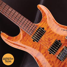 [RRP $6499] Suhr RARE 2023 Standard Carve Top Pau Ferro Neck in Trans Amber