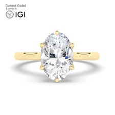Oval Diamond Engagement Ring