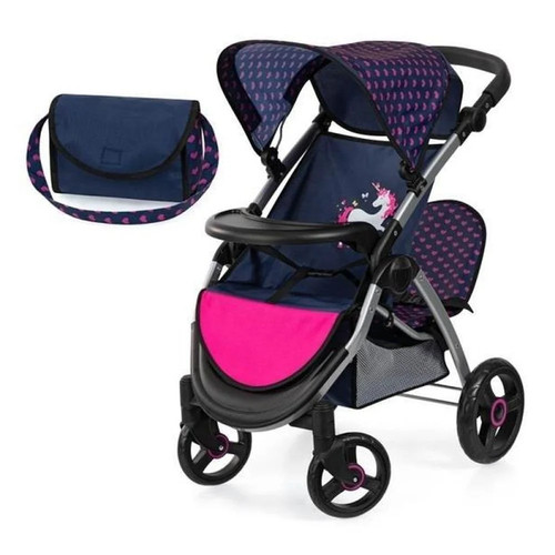 Navy blue twin - navy, doll
