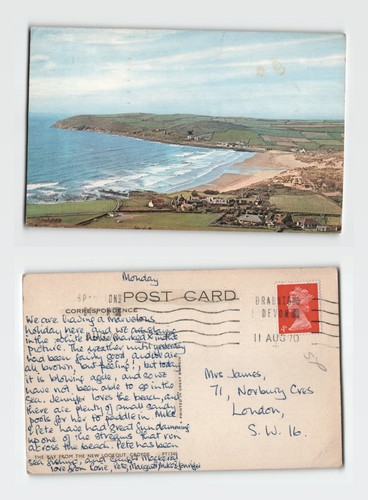 Postcard croyde bay devon - -,