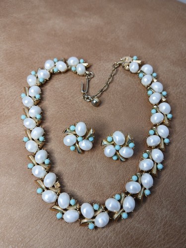 Vintage crown trifari necklace - vintage,