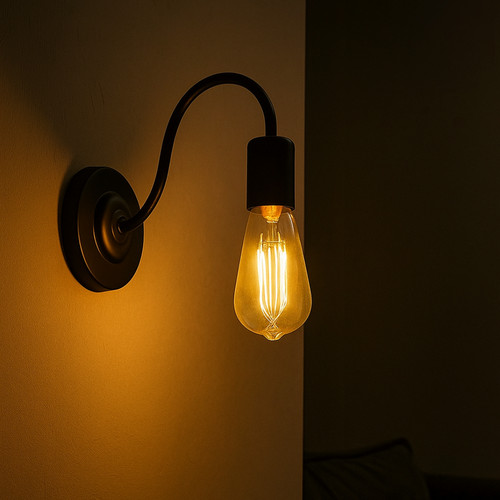 Vintage industrial wall light - industrial,