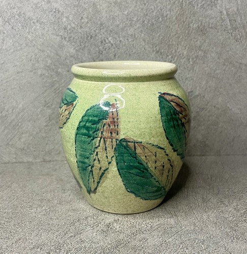 Studio pottery vase handmade - vase,