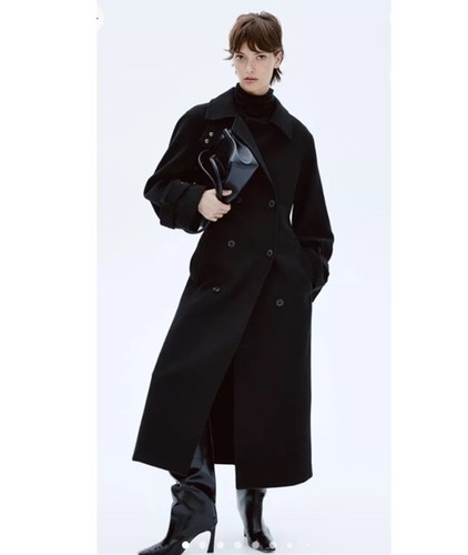 Belted maxi coat - maxi,