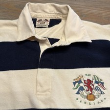 VTG BENETTON Rugby Shirt Mens
