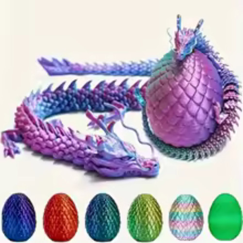 Printed dragon egg - printed,