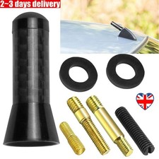1.4" Universal CAR BEE-STING STUBBY SHORT BLACK AERIAL ARIEL ARIAL MAST ANTENNA