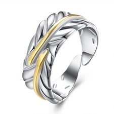 Silver plated gold - silver,