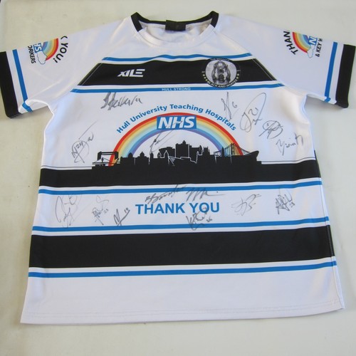 Hull squad signed - signed, black