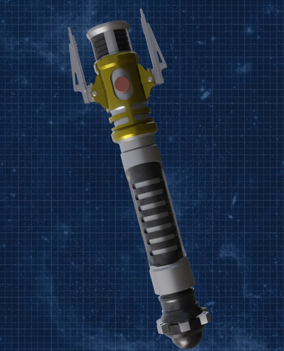 Hermit lightsaber - hermit, (obi-wan)