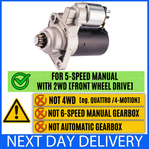 02a911023l starter motor fits - 02a911023l,