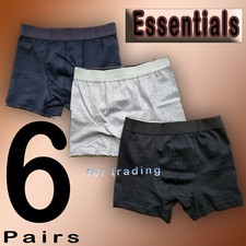 6  Mens  Hipster Trunks Boxer Shorts Underwear Underpants  Boxers Size S-XL