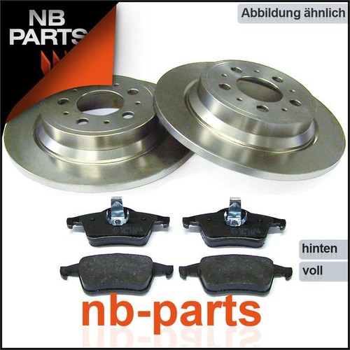 Rear brake discs - rear, pads