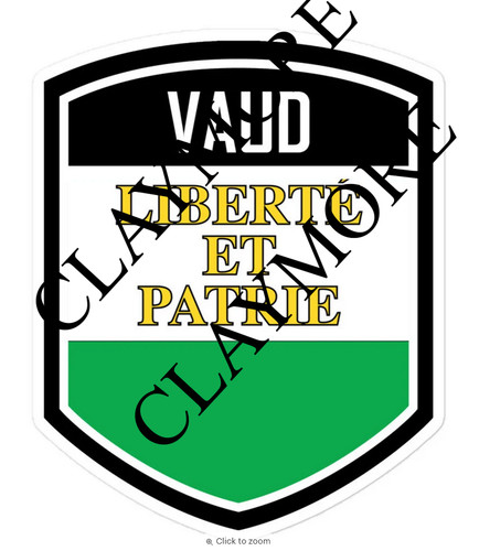 Vaud switzerland car sticker - switzerland,